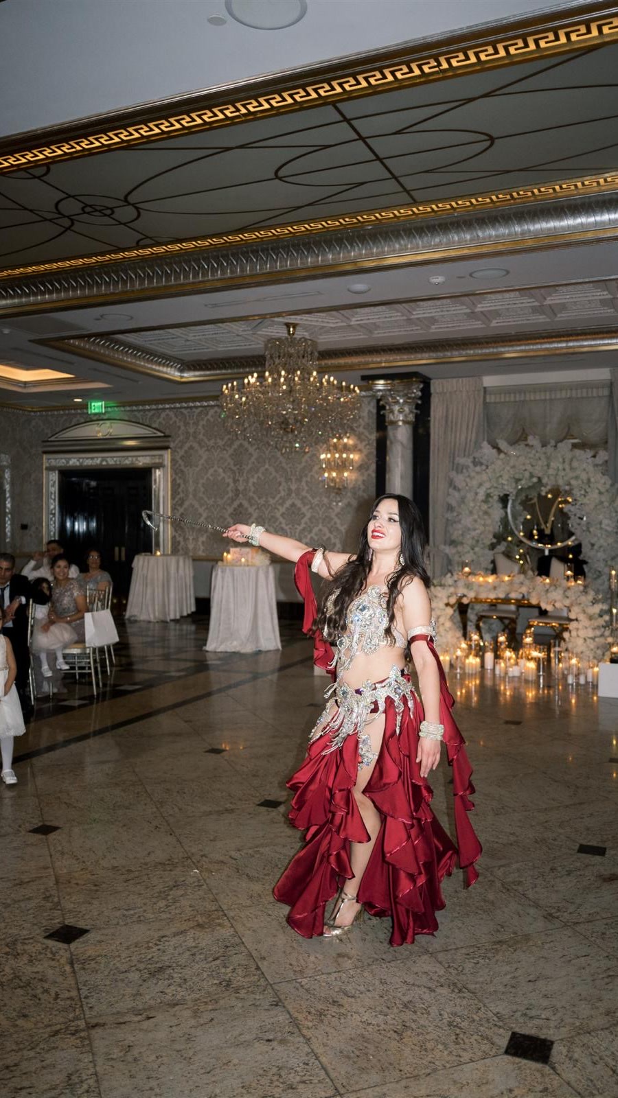 Wedding performance portrait